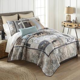 Donna Sharp Nature's Collage 3pc. Quilted Bedding Set