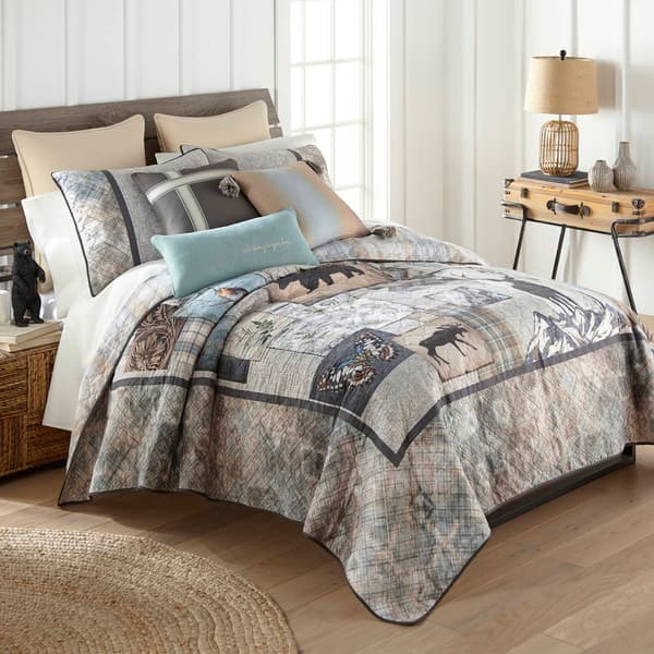Donna Sharp Nature's Collage 3pc. Quilted Bedding Set