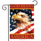 Briarwood Lane God Bless America Eagle Garden Flag - image 1