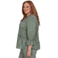 Plus Size Alfred Dunner Provence Flounce Sleeve Patchwork Blouse - image 4