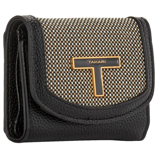 Womens Tahari Zane Woven Wallet