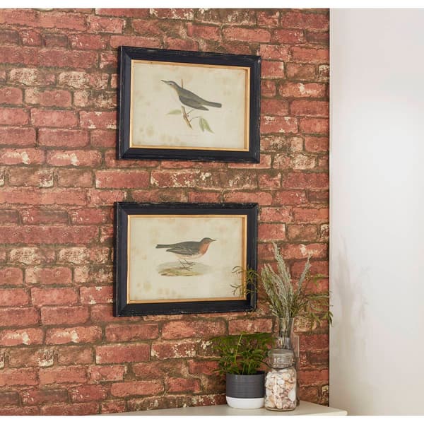 9th & Pike&#174; Pipit and Warbler Bird Wall Art - Set of 2
