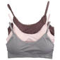 Womens Laura Ashley(R) 3pk. Seamless Trim Bralette - LS9022-3PKJ - image 1