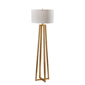 Simplee Adesso Oakley Floor Lamp with White Shade - image 1