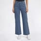Womens Bleu Denim Wide Leg Cargo Pockets Jeans - image 1