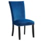 Elements Francesca Grey Velvet Side Chair Set - image 2