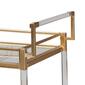 Baxton Studio Savannah Glam & Luxe Gold Metal Wine Cart - image 5