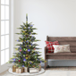 Puleo International 4.5ft. Pre-Lit Aspen Fir Christmas Tree - image 2
