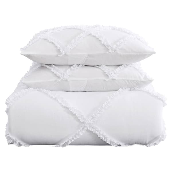 Laura Ashley Norah Solid Microfiber Comforter Set