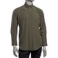 Mens Christian Aujard Performance Stretch Dress Shirt - Olive - image 1