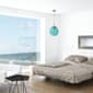 Elegant Designs Coastal Buoy Netted Ocean Sea Glass Pendant Light - image 5