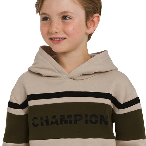 Boys &#40;4-7&#41; Champion&#174; Pieced Hoodie & Tapered Jogger Set - Sand
