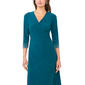 Womens MSK 3/4 Embellished Sleeve Surplus Neck Midi Dress - image 4