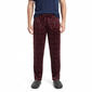 Mens Preswick & Moore(R) Burgundy Plaid Silk Fleece Pajama Pants - image 1