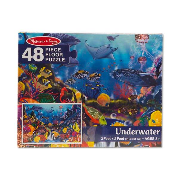 Melissa &amp; Doug(R) 48pc. Underwater Floor Puzzle - image 