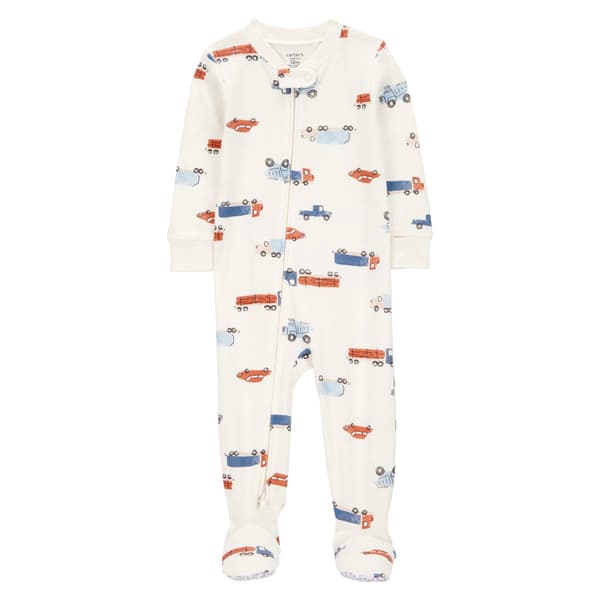 Baby Boy &#40;12-24M&#41; Carter''s&#40;R&#41; 1pc. Vehicles Cotton Footie Pajamas