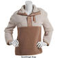 Womens Avalanche Fleece Brushed Back Teddy Half Zip Pullover - image 3
