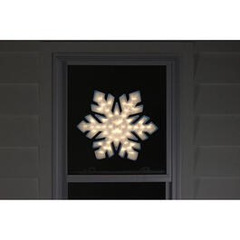 Northlight Seasonal 20in. Pre-Lit Snowflake Window Silhouette