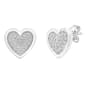 Diamond Classics(tm) 1/20ctw. Heart Shape Earrings - image 1