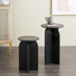 9th & Pike® Modern Black Wood Accent Table Set - image 2