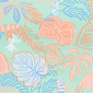 Womens Hearts of Palm All Sun and Games Tropical Pull On Skort - image 6