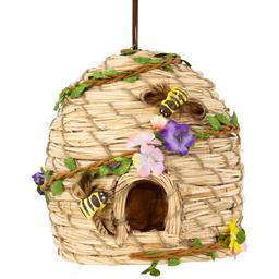 Northlight Seasonal Beehive with Bees Hanging Spring Decor
