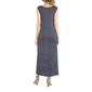 Plus Size 24/7 Comfort Apparel Polka Dot Maternity Maxi Dress - image 3