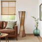 HomeRoots 50in. Black & Tan Twisted Cylinder Floor Lamp - image 3