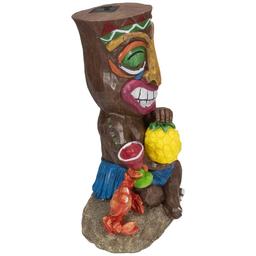 Northlight Seasonal Solar Polynesian Smiling Tiki Statue