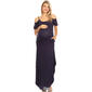 Plus Size White Mark Reta Maternity Maxi Dress - image 5