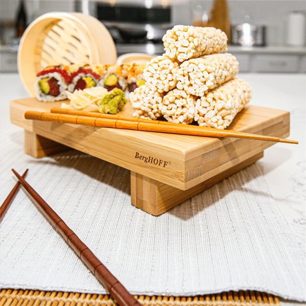 BergHOFF 10.5in. Bamboo Sushi Serving Tray