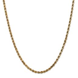 Gold Classics™ 3.5mm. 14k Diamond Cut Rope Chain Bracelet