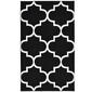 Garland Large Quatrefoil Area Rug - Black/White - image 2