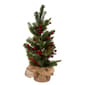 Kurt S. Adler 24in. Red Berries & Pinecones Fir Tree - image 4