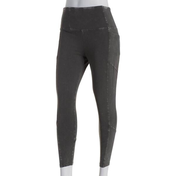 Womens Andrew Marc Sport 7/8 High Rise Mineral Wash Leggings - image 