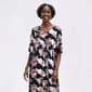 Womens Casual Time Short Sleeve Floral Poly Nightgown - image 3