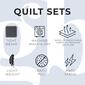 FreshFolds 3pc. Lodge Patchwork Bedspread Quilt Set - image 5