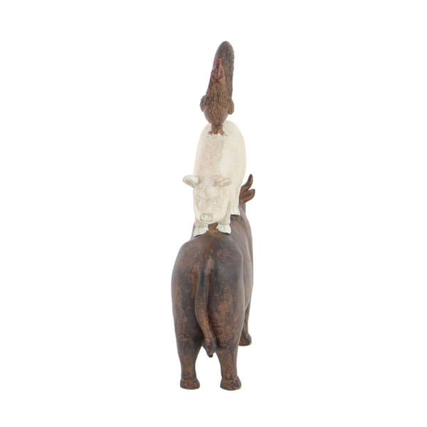 9th &amp; Pike® Brown Polystone Farmhouse Animals Sculpture