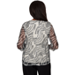 Womens Alfred Dunner Detail Driven 3/4 Sleeve Abstract Blouse - image 2