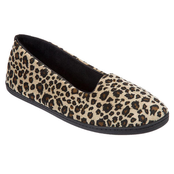 Womens Dearfoams&#40;R&#41; Microfiber Velour Closed Back Slippers - image 