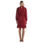 Womens Luxology Long Sleeve Mock Neck Clip Dot Blouson Dress - image 2