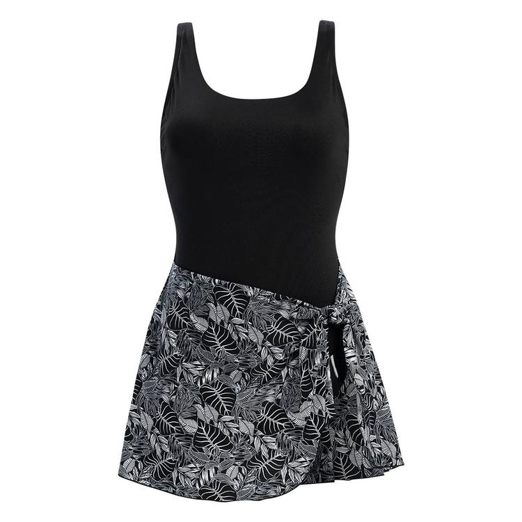 Womens Dolfin® Aquashape Botanical Scoop Neck Swimdress