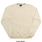 Mens Tricot Solid Herringbone Crew Sweater - image 4