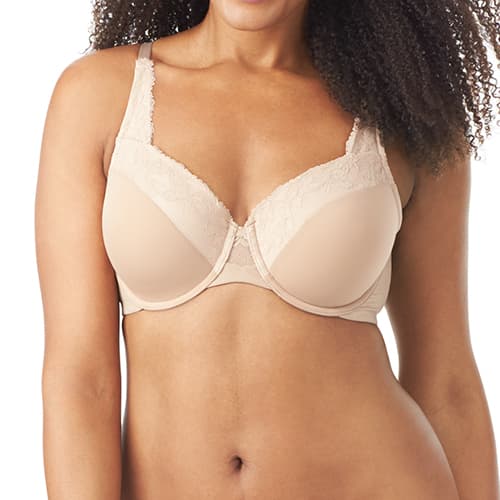 Women's Olga GF7961A Cloud 9 Lace Underwire Contour Bra (Rich