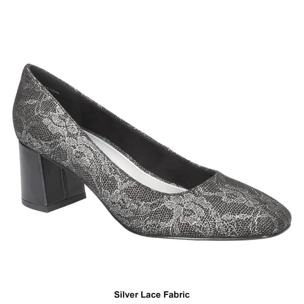Womens Bella Vita Jillian Block Heel Square Toe Pumps