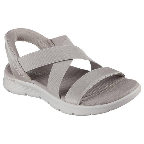 Womens Skechers Slip-Ins&#40;R&#41; Go Walk Flex Sandal - Glimmer - image 
