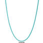 Mens Lynx Stainless Steel Acrylic Coated Box Chain Necklace - image 3
