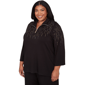 Plus Size Alfred Dunner Seville Stud Embellished Sweater - image 3