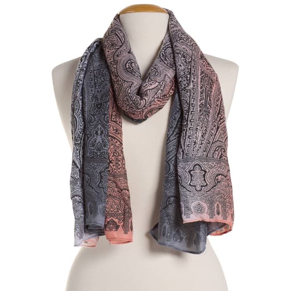 Womens Renshun Paisley Oblong Scarf - image 