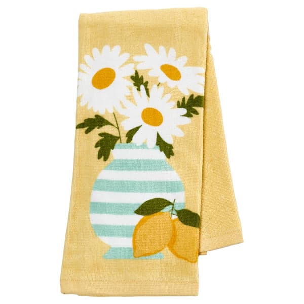 Daisy Citrus Kitchen Towel - image 